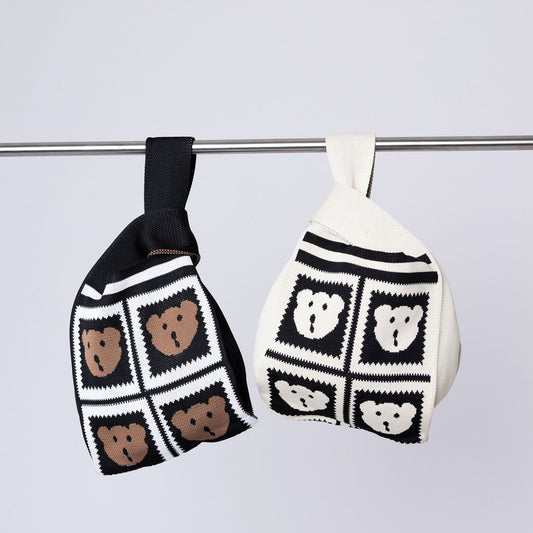 Bolsa Tejida Osos Múltiples