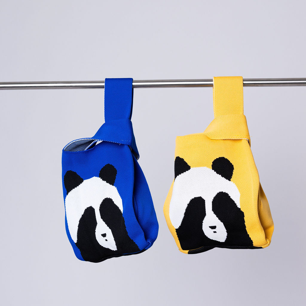 Bolsa Tejida Panda - Para llevar puesta