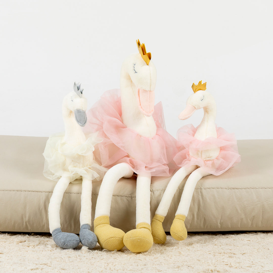 Cisne peluche bailarina con zapatillas de ballet
