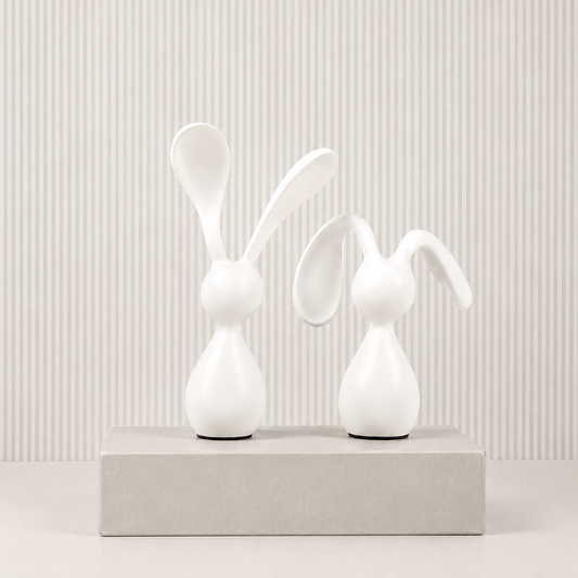 Duo Conejos Blancos