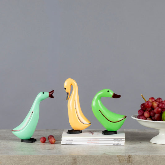 Figuras decorativas de Pato Banana en conjunto