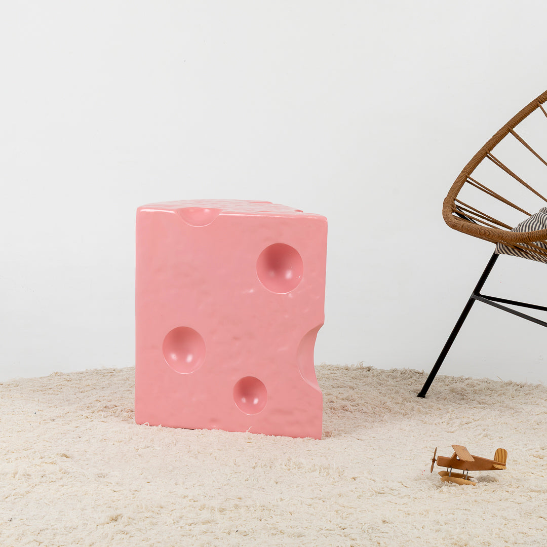 Queso Ratón - Mesita & Puf & Figura decorativa
