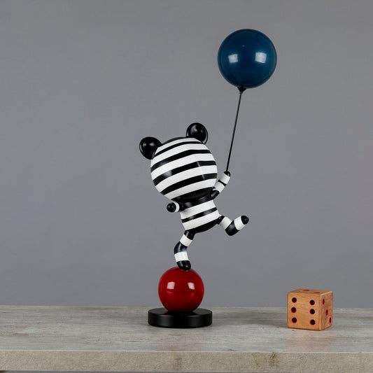 Oso decorativo con globo tamaño L