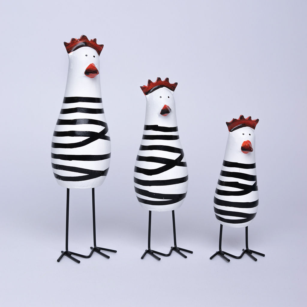 Gallinas decorativas para cocina o estantería