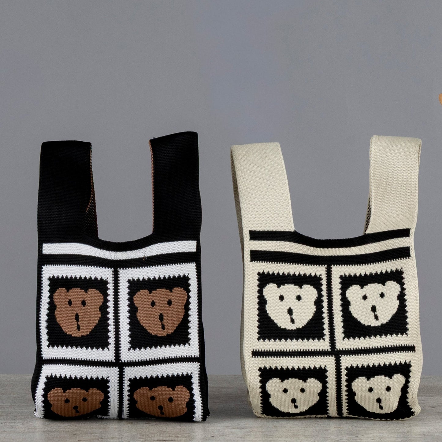 Bolsa Tejida Osos Múltiples