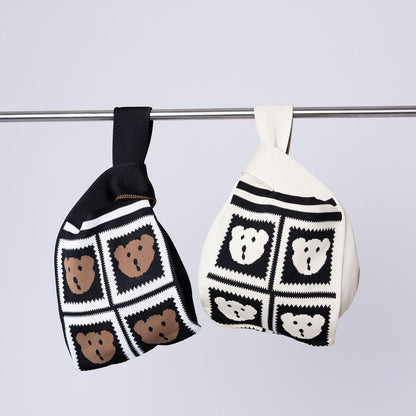 Bolsa Tejida Osos Múltiples