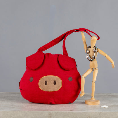 Cartera Cerdita Feliz