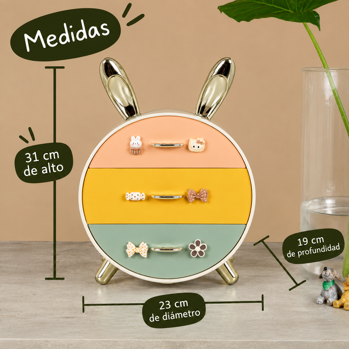 Conejo organizador