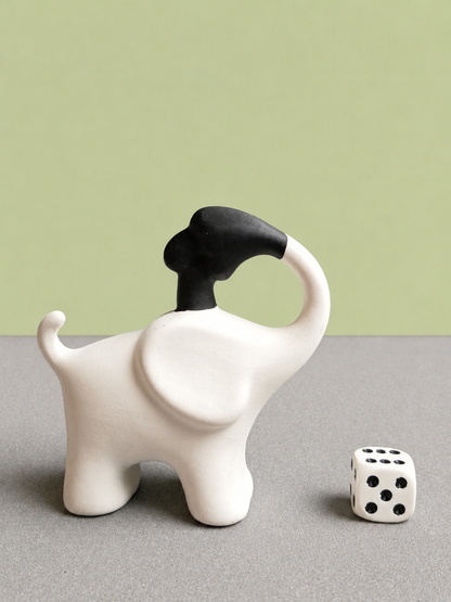Mini Fauna Blanco y Negro - Figuritas decorativas