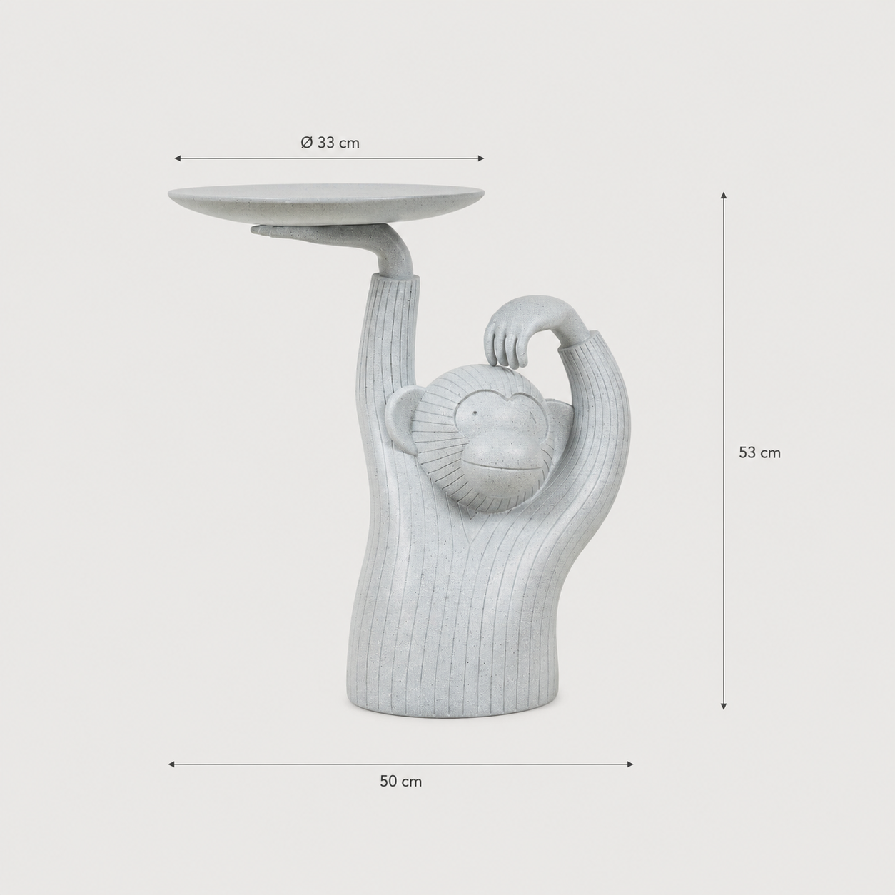 Mesa Mono Café - Mesita & Figura decorativa