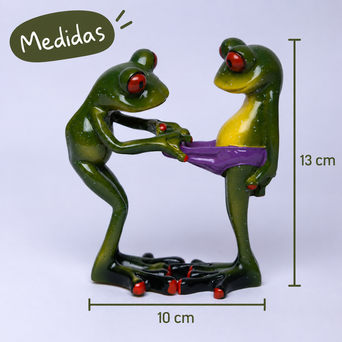 duo de ranas amorosas en cm