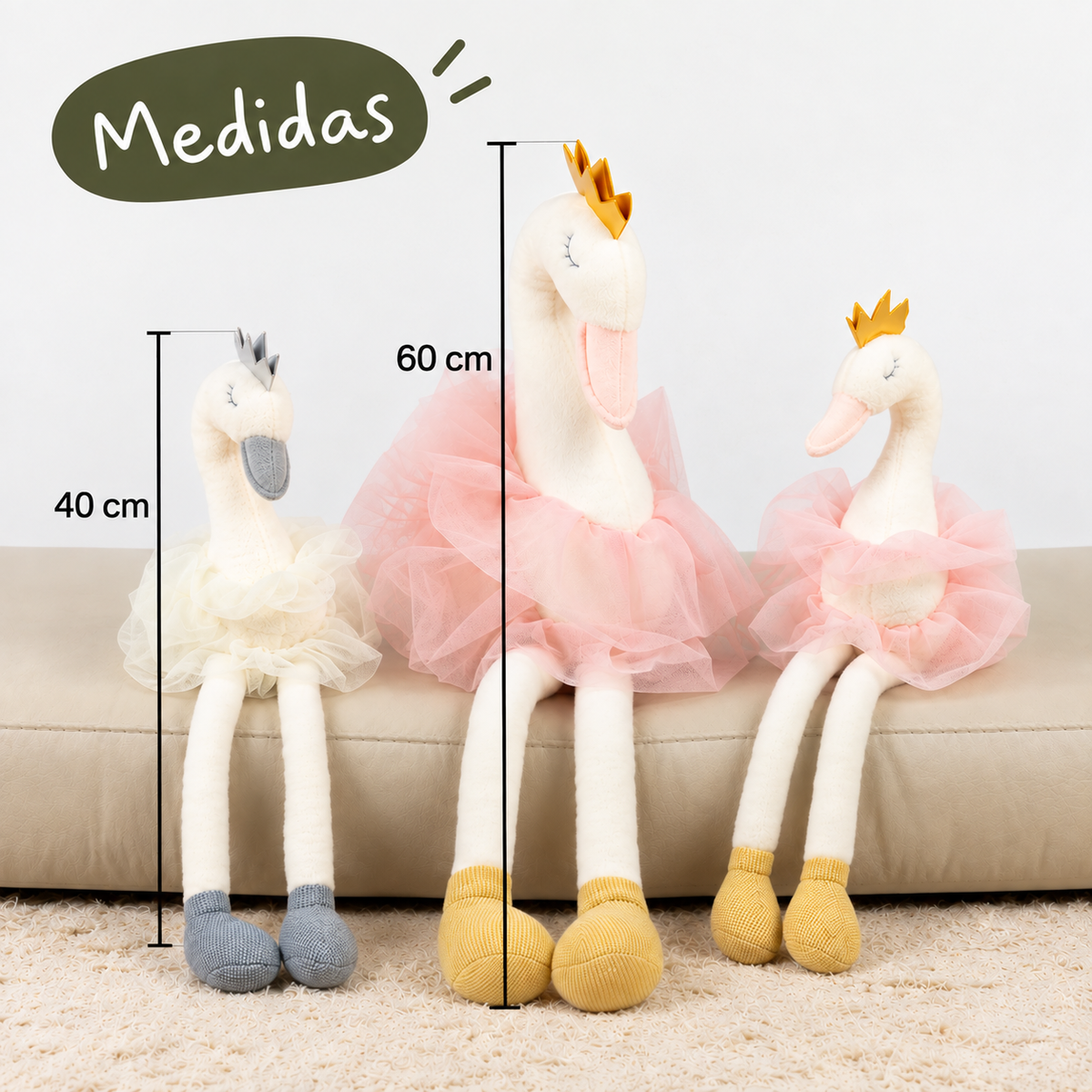 Cisnes de 60 cm