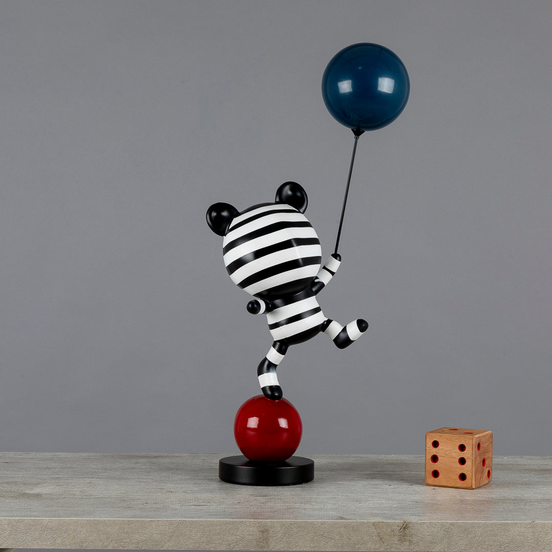Oso decorativo con globo tamaño L