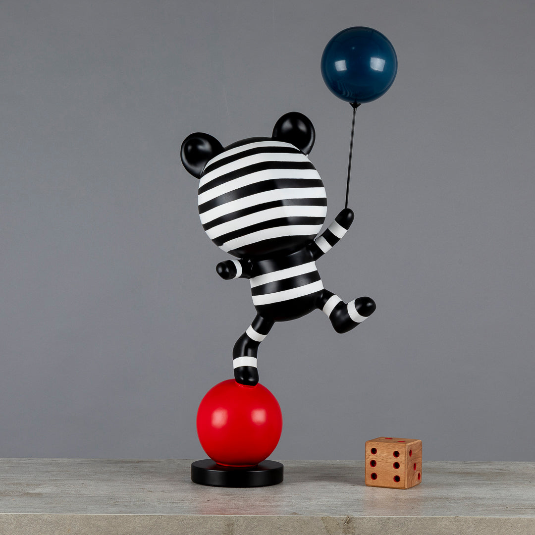 Oso decorativo con globo tamaño XL