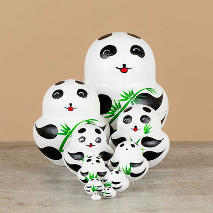 Pandarushka mamushka panda de 10 piezas