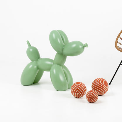 Puf infantil con forma de perro globo