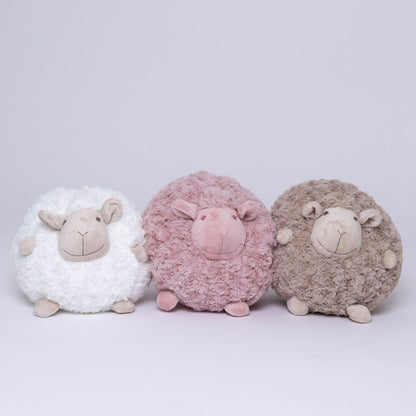 Peluche oveja con forma de nube color blanco, rosa o beige